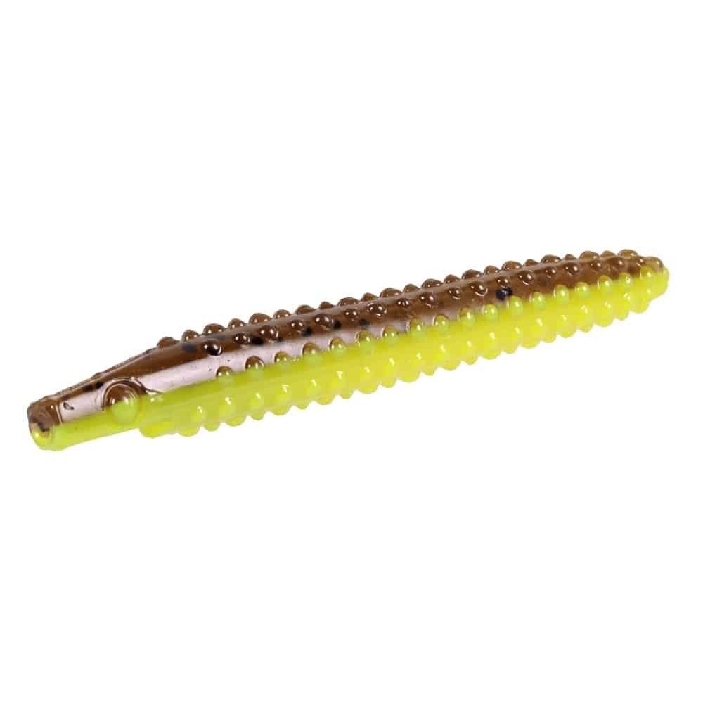 Pig Pickle 8cm 3,1g - Brown Chartreuse Flake - 4pcs