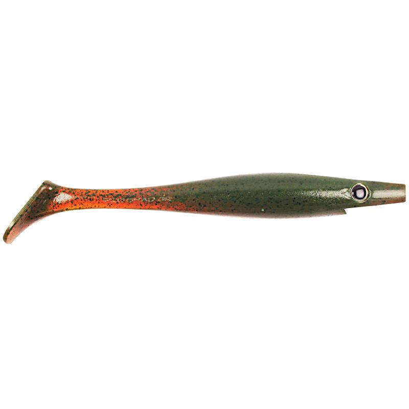 Pig Shad Nano 15cm 20g - Motor Oil Pepper - 4pcs