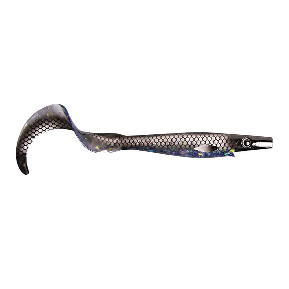Pig Tail Jr 23cm 37g - Midnight Shiner - 2pcs