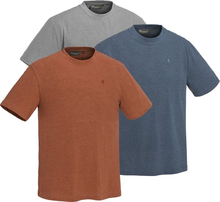 3-Pack T-Shirt L.Grey/Terrac/D.Dive