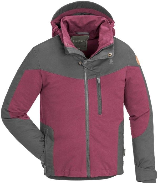 Finnveden Hybrid Jacket Kids Plum/D.Anthracite
