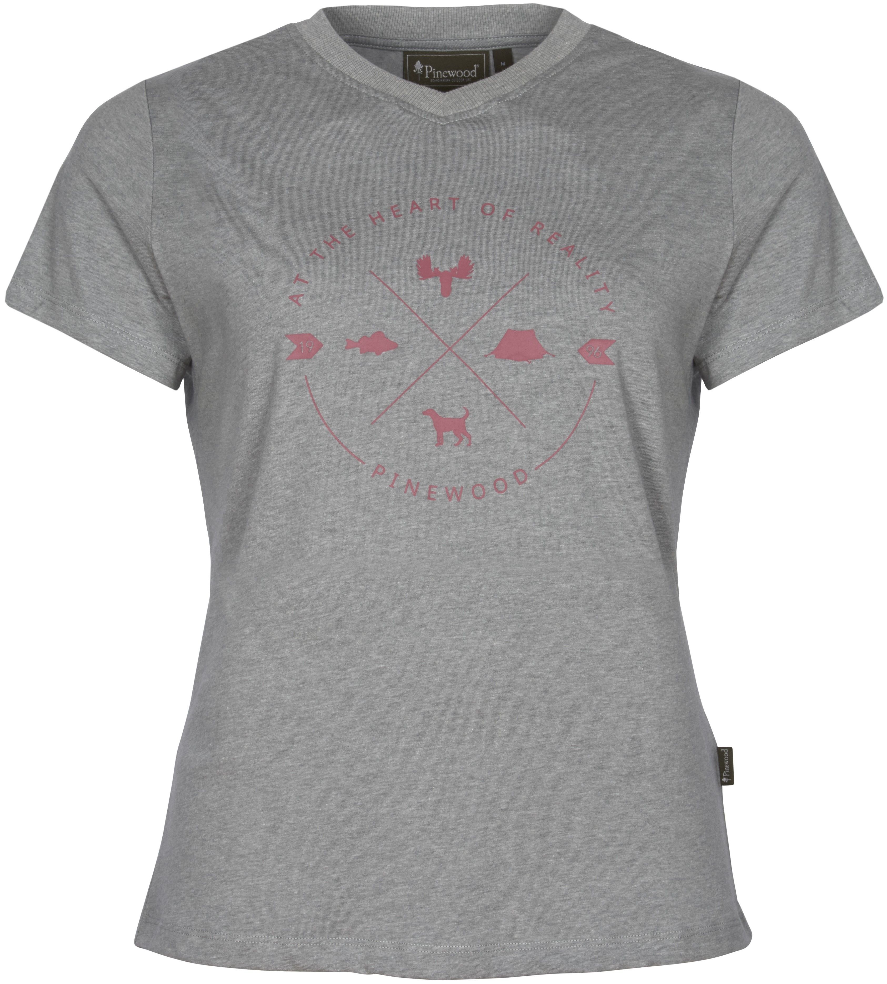 Finnveden Trail T-Shirt Women Light Grey Mel
