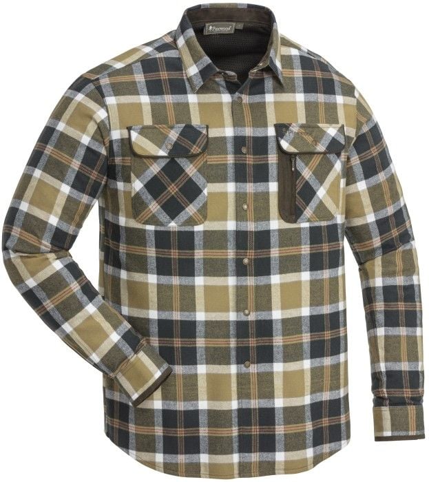 M's Cornwall Shirt Dark Green/Bronze