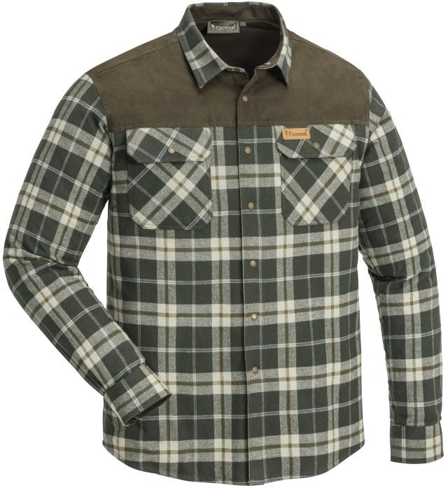 M's Douglas Shirt Olive/Light Khaki