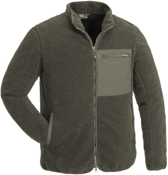 M's Pile Jacket Dark Green