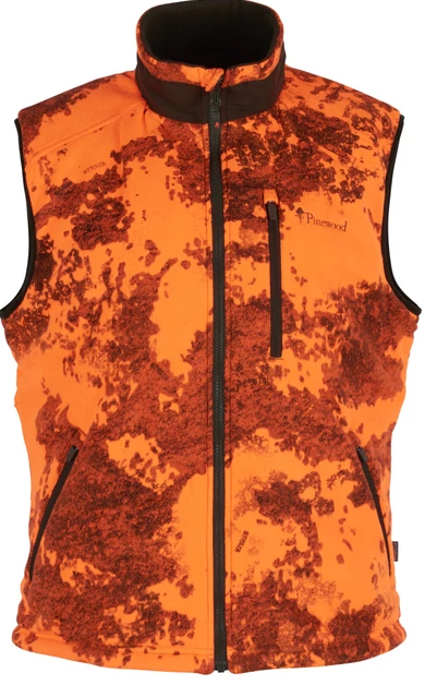 M's Småland Reversible Vest Strata Blaze/Hunter Green