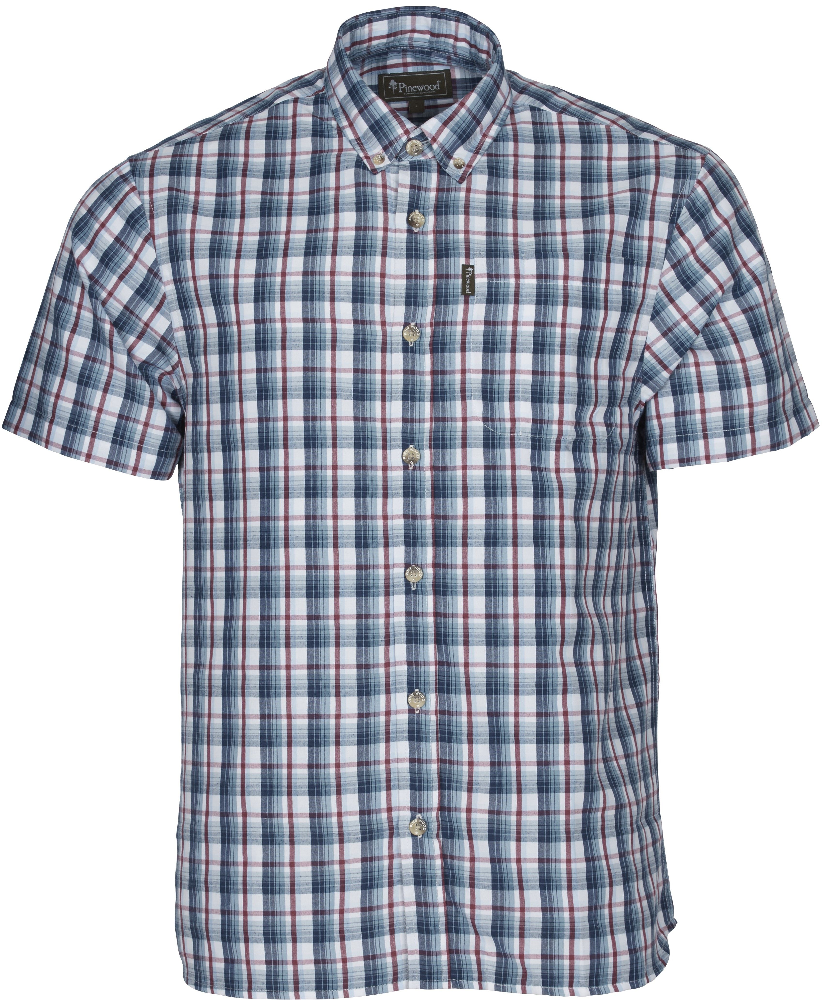 Summer Shirt Light Blue/Red
