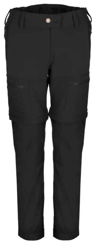 W's Finnveden Hybrid Zipoff Trousers Black