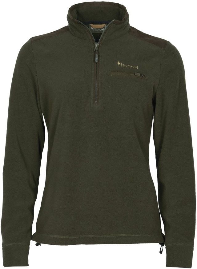 W's Småland Hunters Half Zip Fleece Sweater Hunter Brown