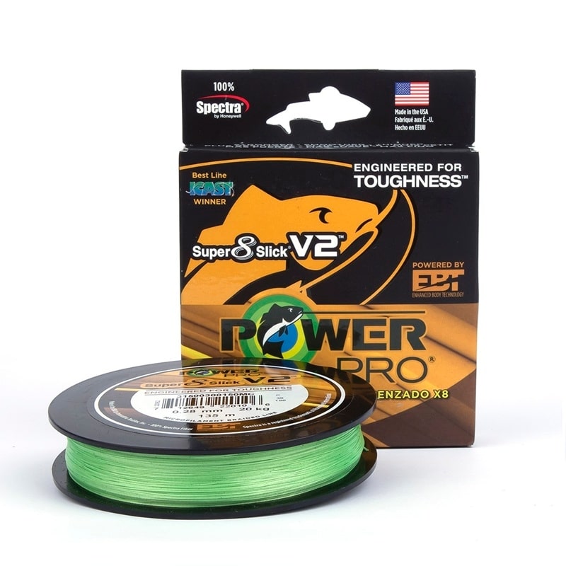 PowerPro Line Super 8 Slick V2 135m 0.15mm 10kg Aqua Green
