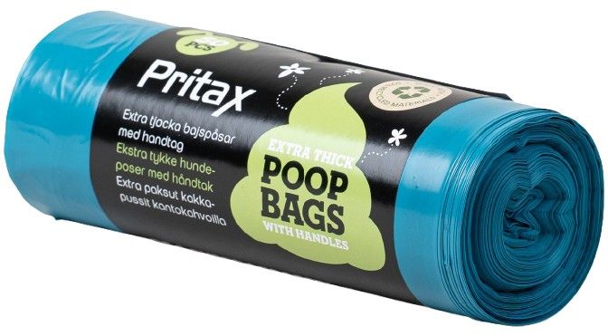 Pluto Poop Bags 50 pcs Turquoise