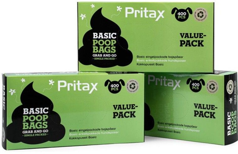 Poop Bags Value Pack Basic 400 pcs Black