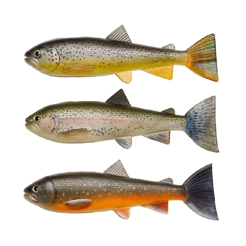 Pulz Bait Skinz Trout 15cm 3pcs - Brown Trout/Rainbow Trout/Arctic Char