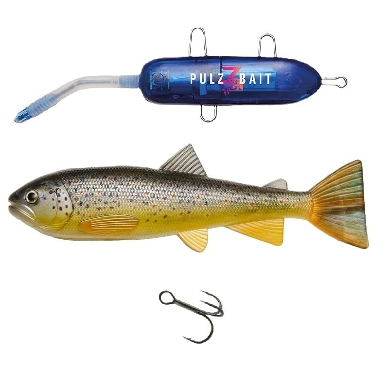 Pulz Bait Starter Kit Trout 20cm - Brown Trout + Charger Pack