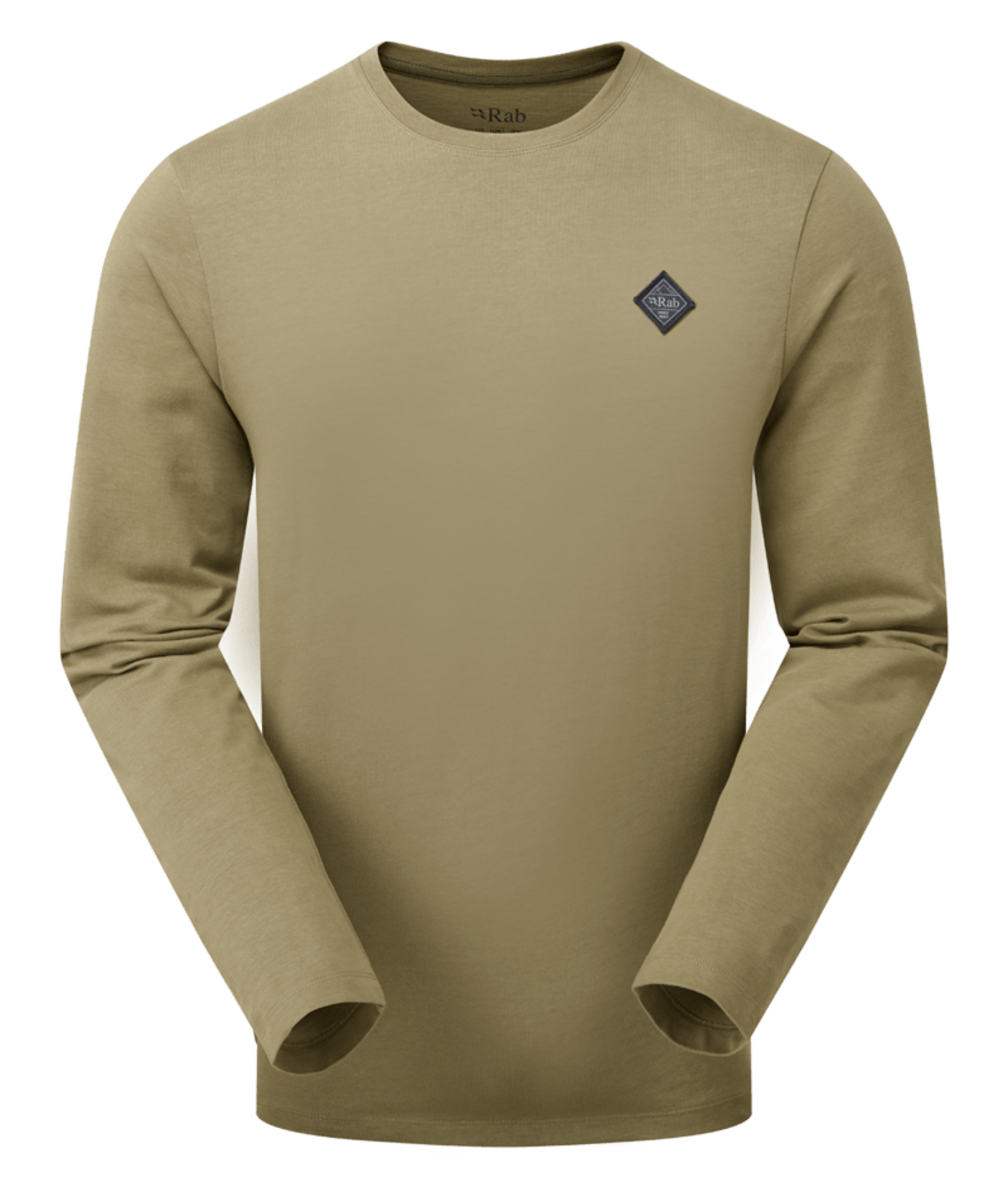 Basecamp Logo Badge LS Tee Light Khaki