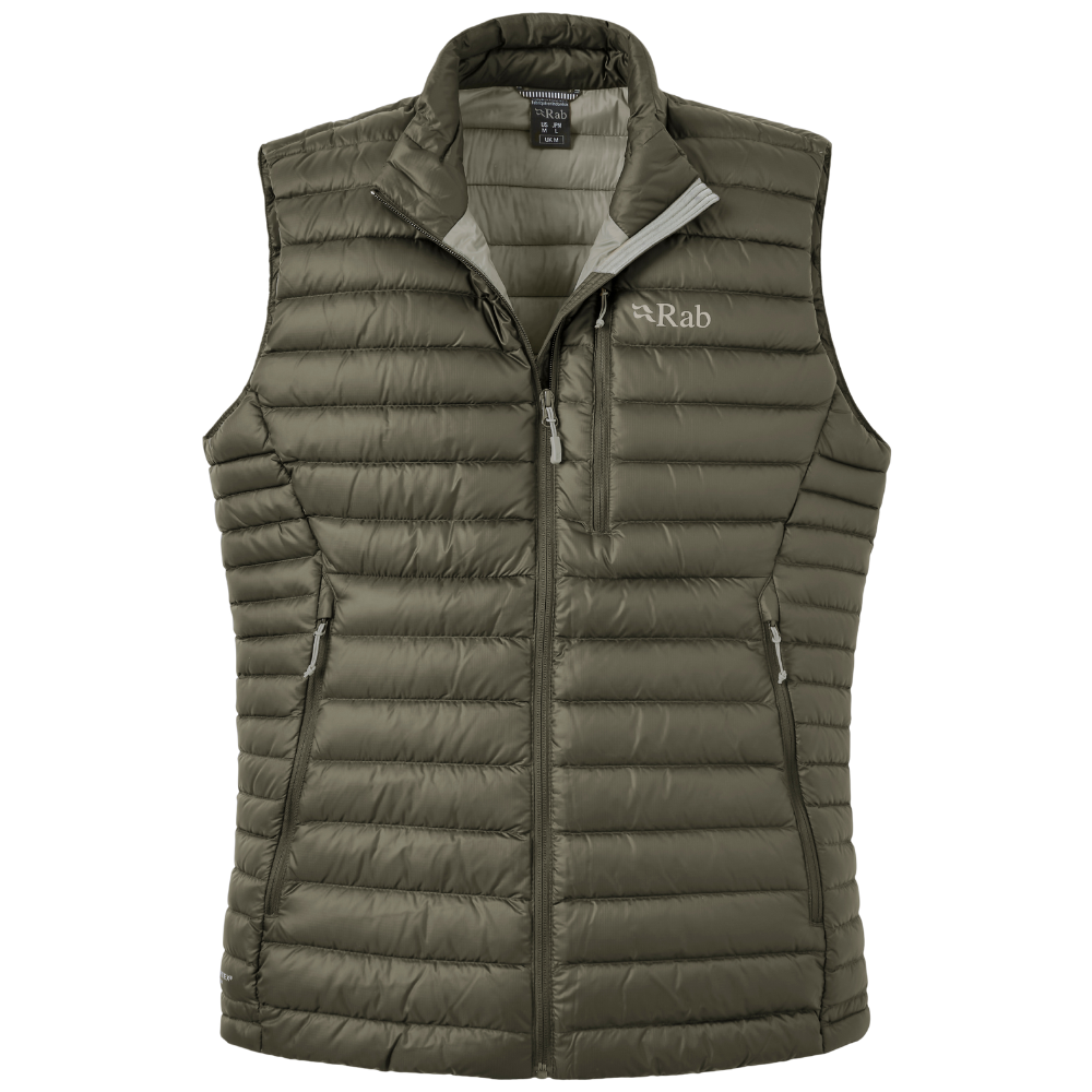Herre Microlight Vest Army/Light Khaki