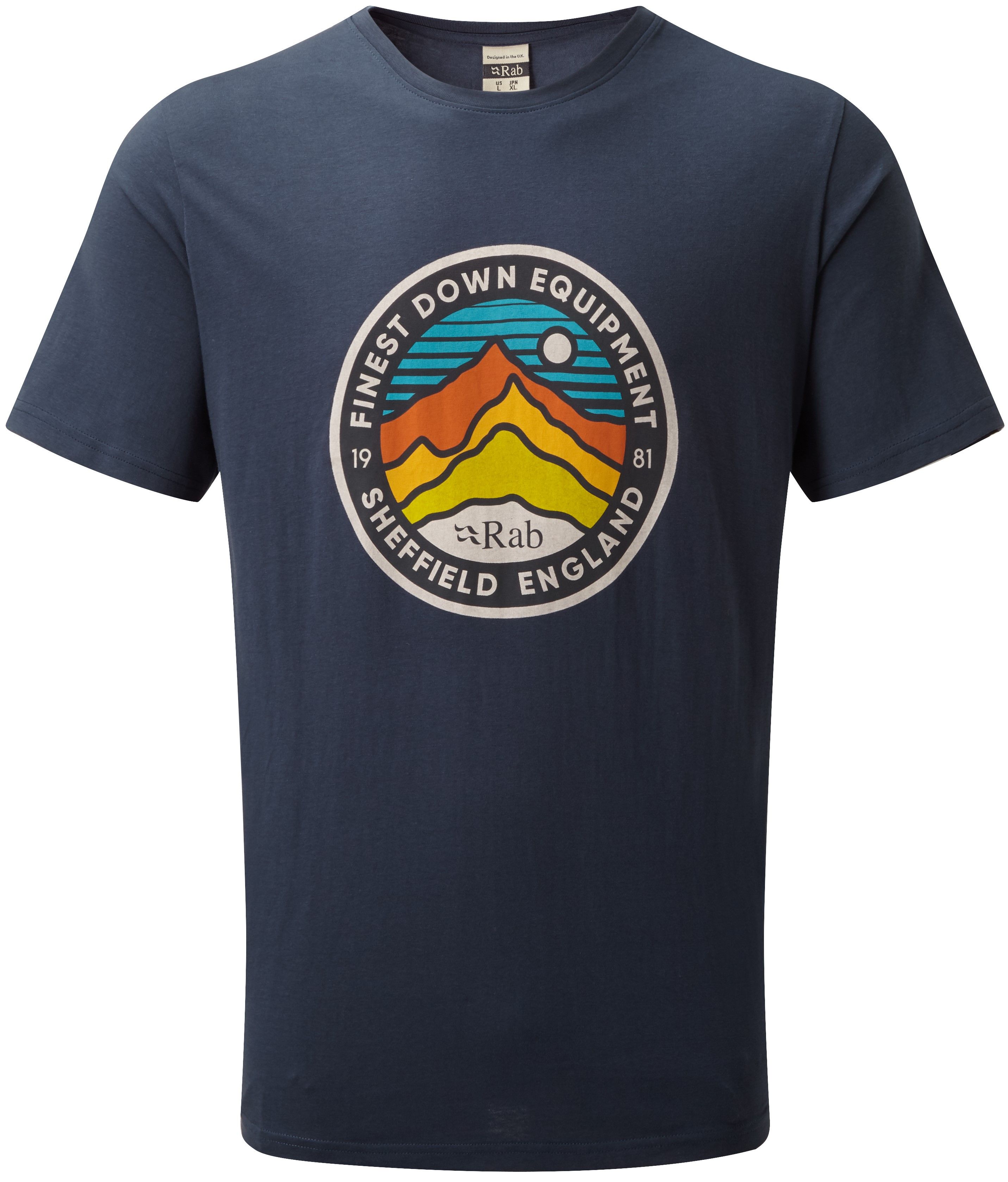 M's Stance 3 Peaks Tee Deep Ink