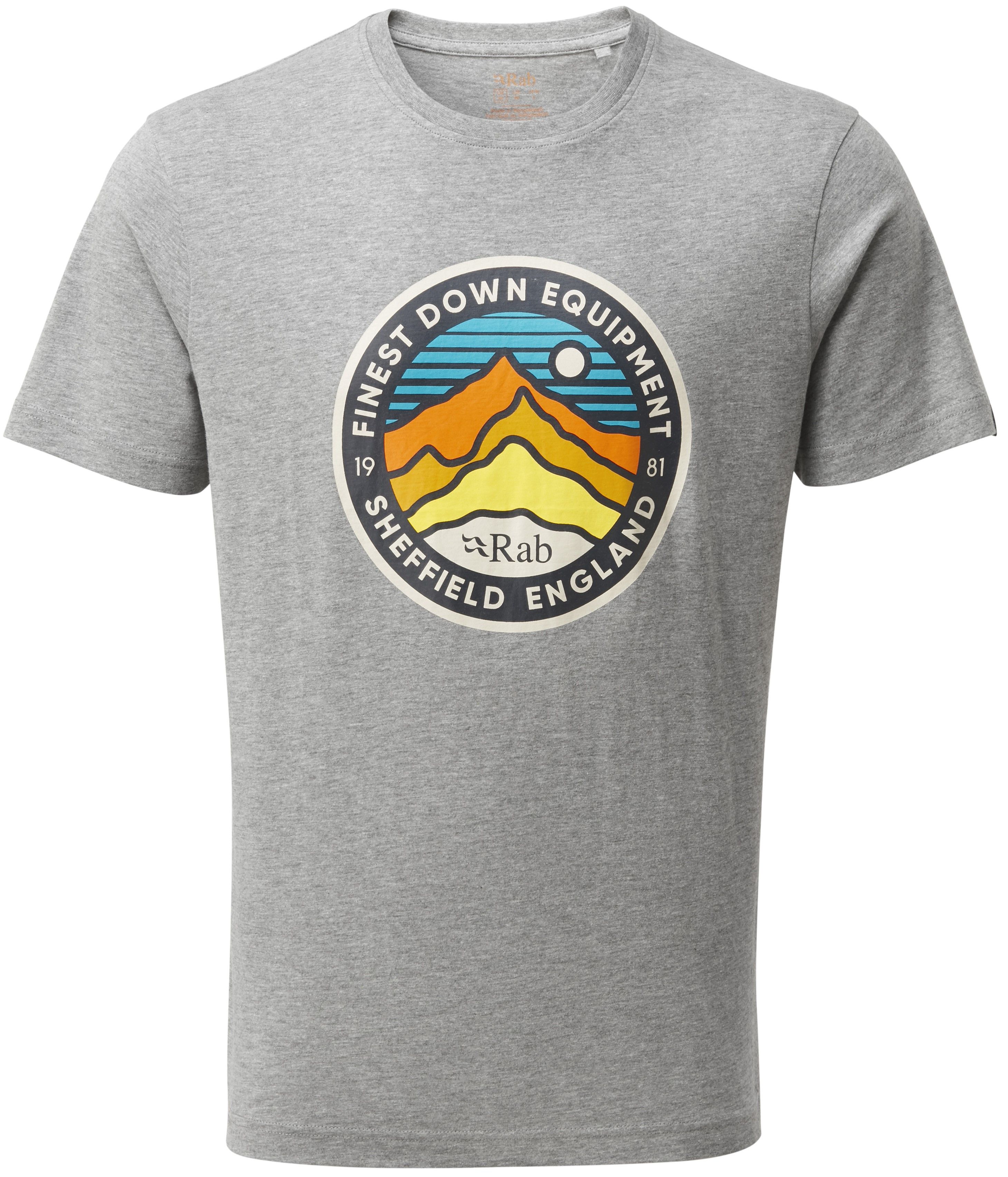M's Stance 3 Peaks Tee Grey Marl