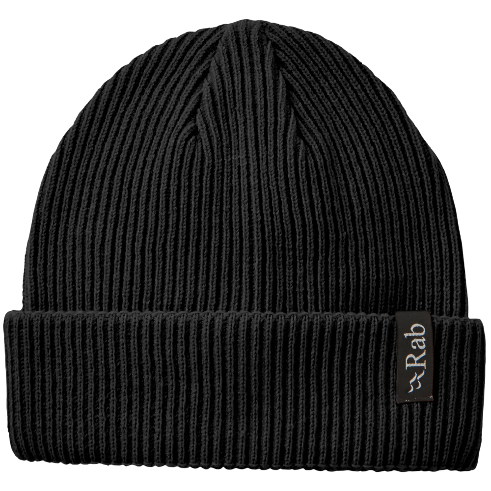 Perimeter Rolled Beanie Black
