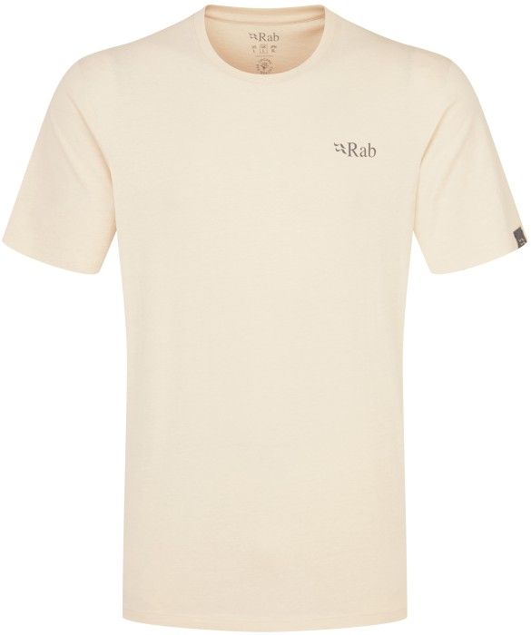 Stance Mountain Peak Tee Mens Ecru