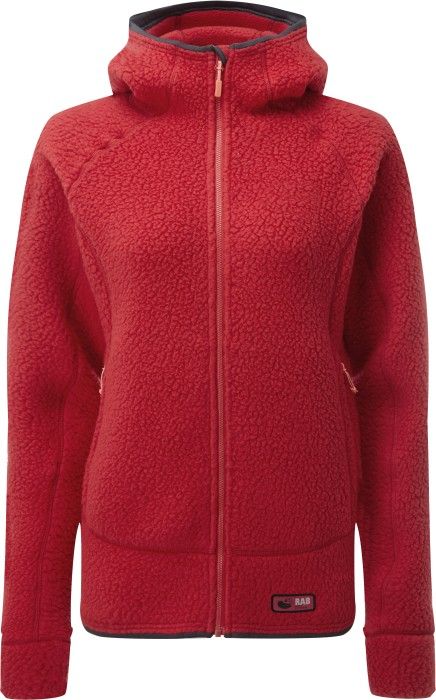 W's Shearling Jacket Ruby