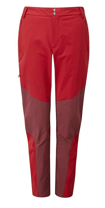 W's Torque Mountain Softshell Pants Crimson/Deep Heather