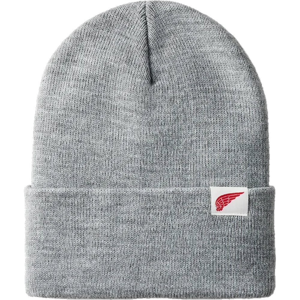 Logo Knit Beanie Light Gray Heather