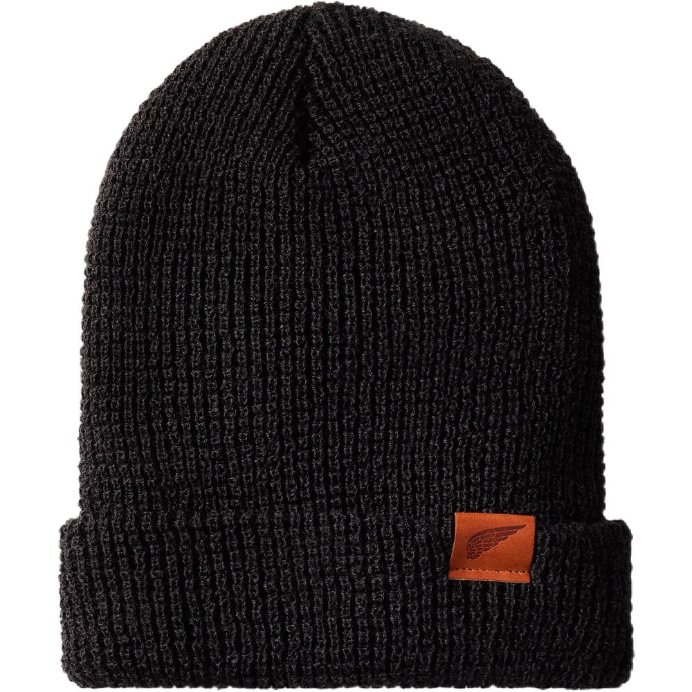 Shaniko Waffle Knit Beanie Black