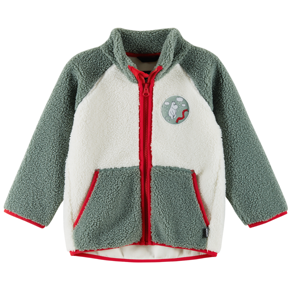 Fleece Sweater Moomin Kramgo Stone Green
