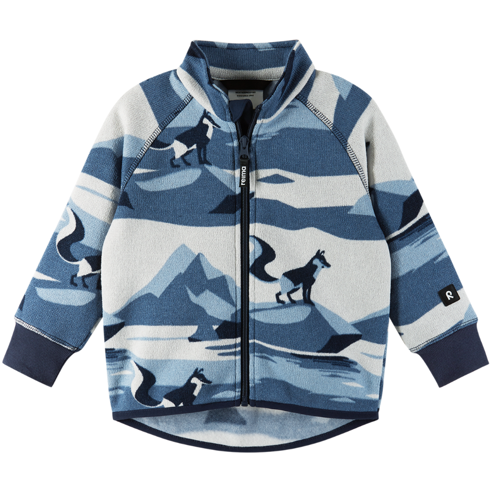 Fleece Sweater Ornament Kids Navy