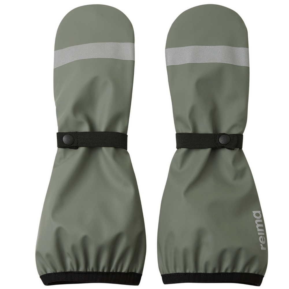 Puro Rain Mittens Greyish Green