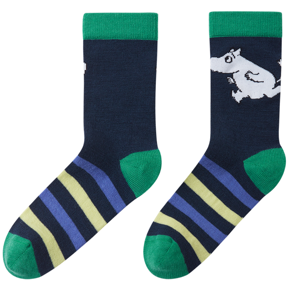 Socks Moomin Randig Kids Navy