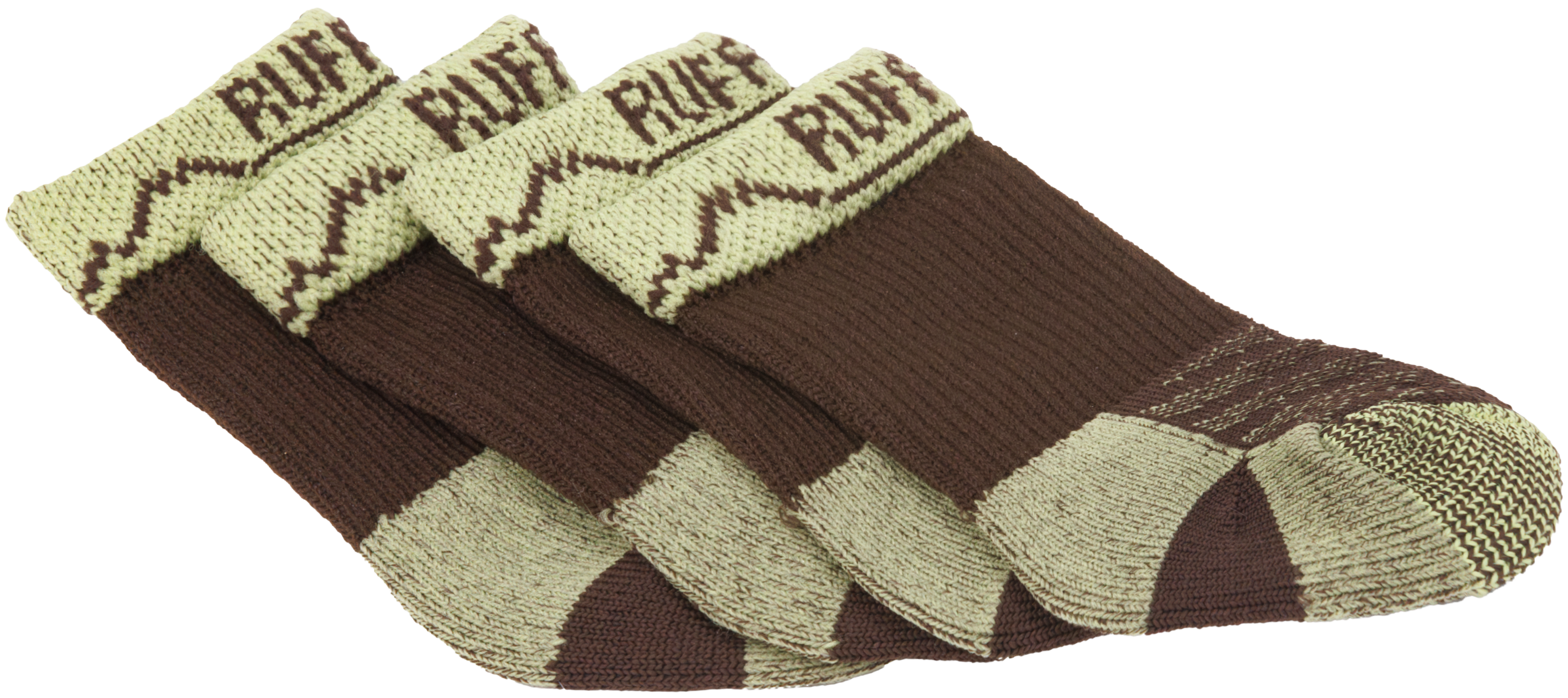 Bark'n Boot Socks Earth Brown