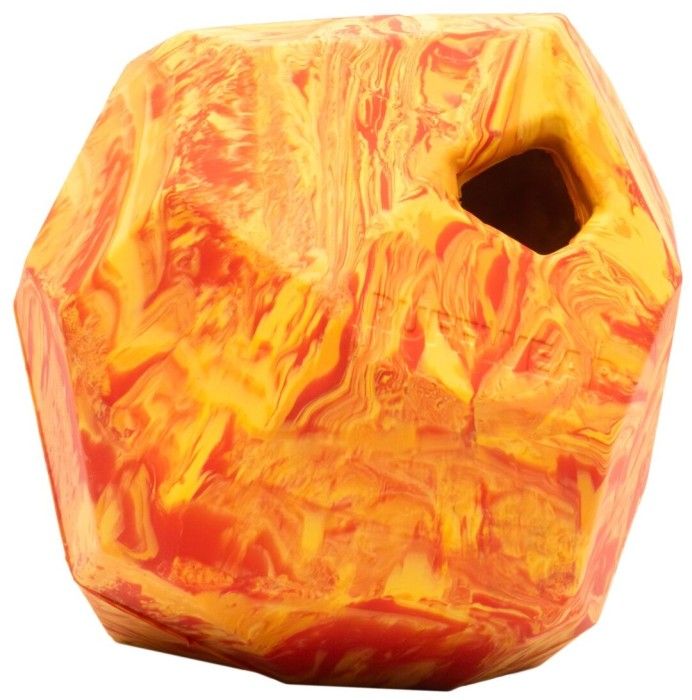 Gnawt-a-Rock Toy Salamander Orange