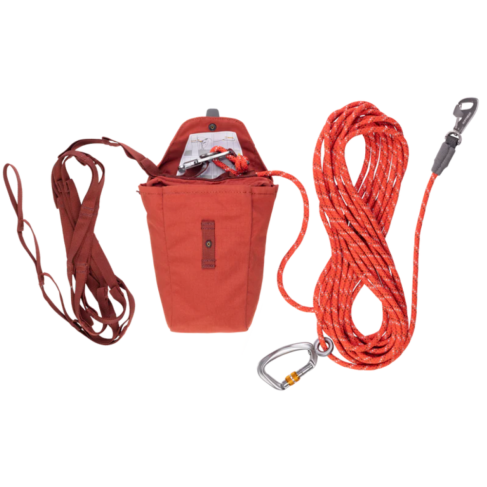 Knot-A-Hitch Dog Hitching System Red Clay