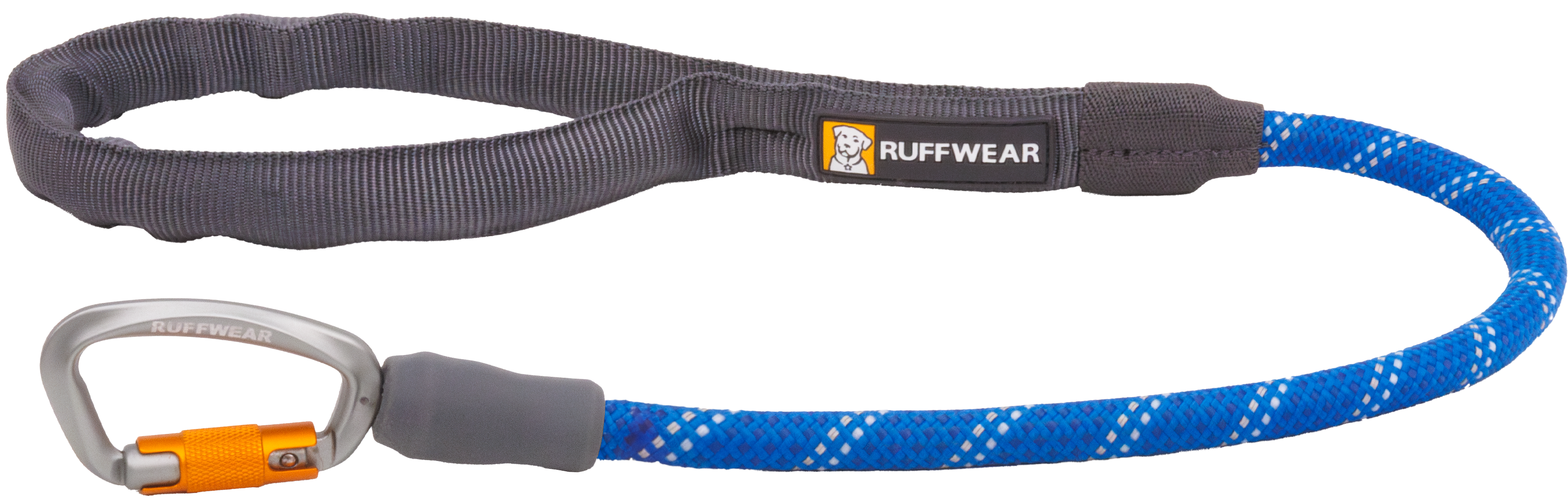 Knot-a-Long Short Rope Leash Blue Pool