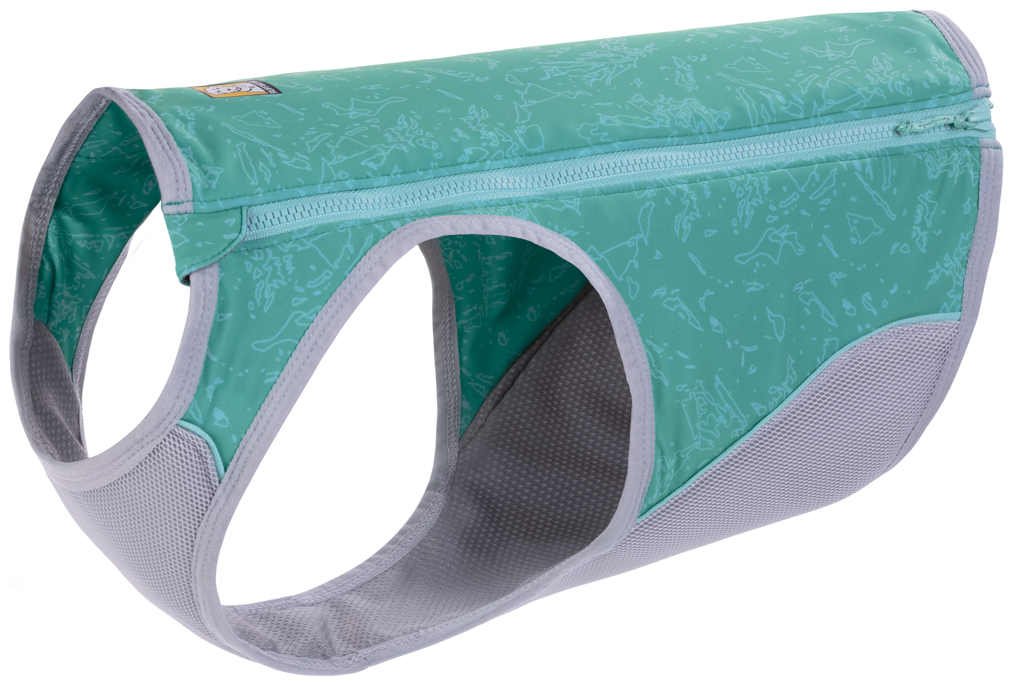 Swamp Cooler Zip Vest Aurora Teal