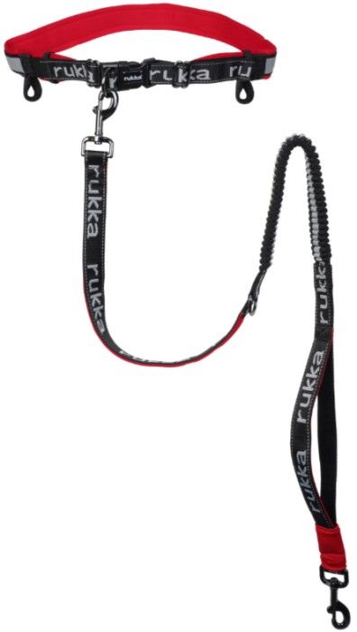 Hike Belt+Leash M Red