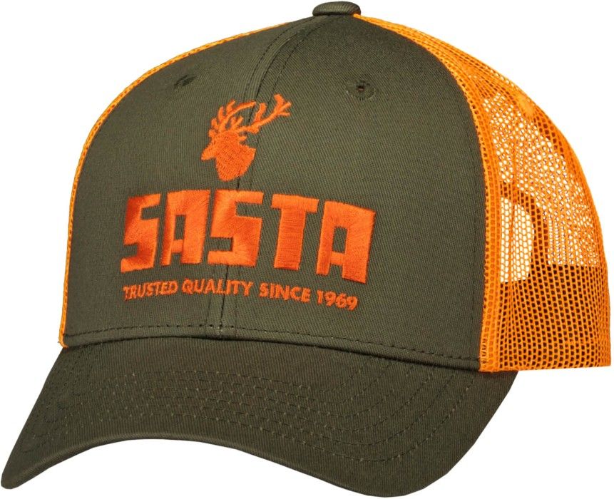 Deer cap Forest Green/Orange
