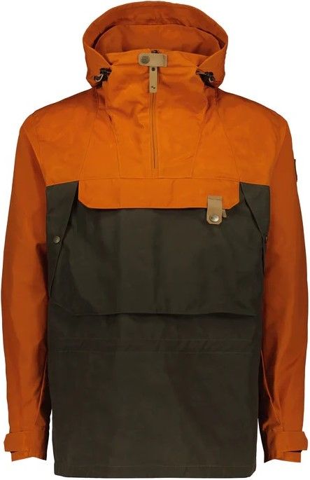 Katmai Anorak Orange/Forest Green
