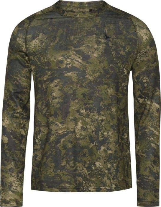 Active Camo L/S T-Shirt Invis Green