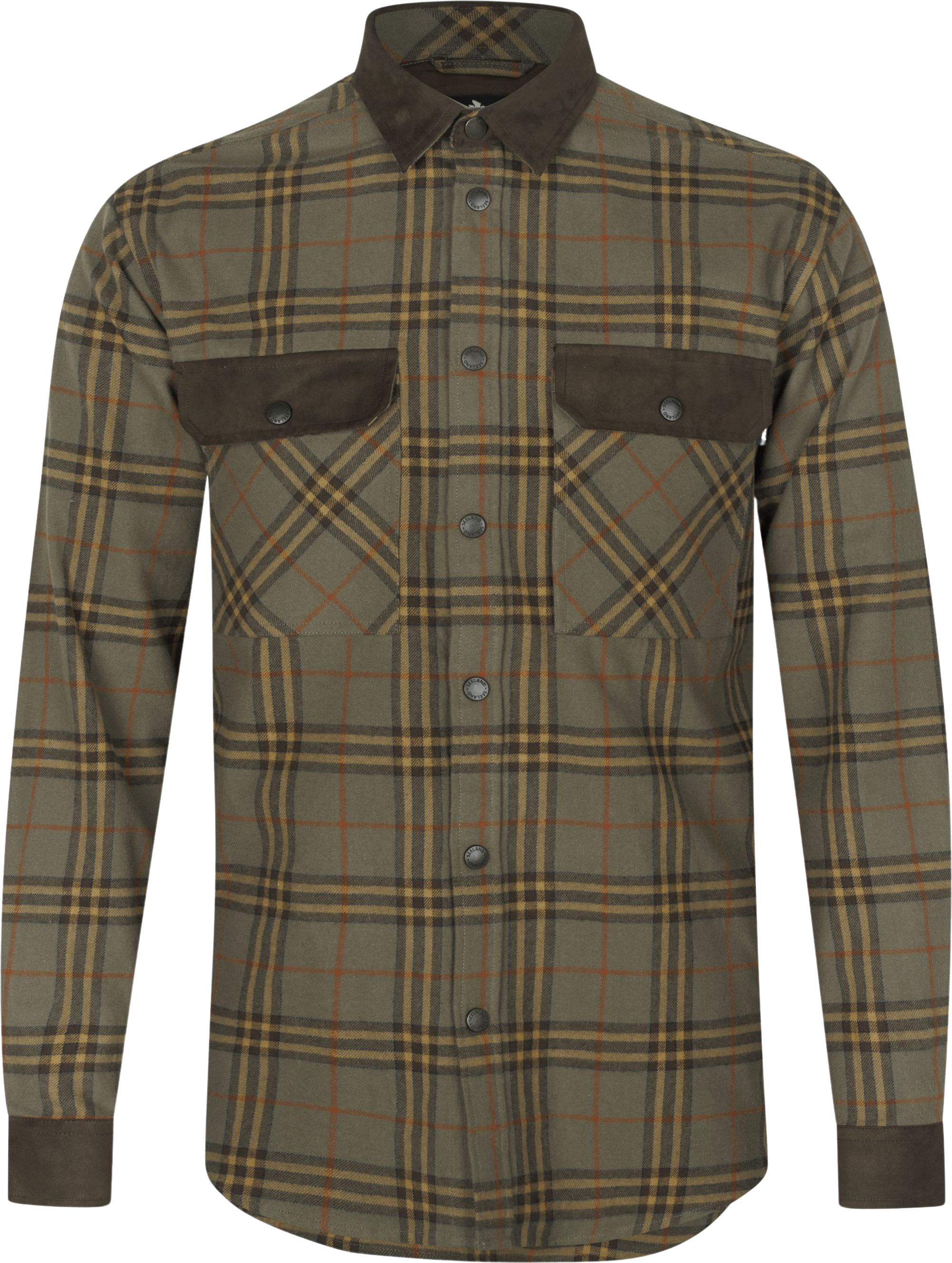 Banff Shirt Grape Leaf/Terracotta Check