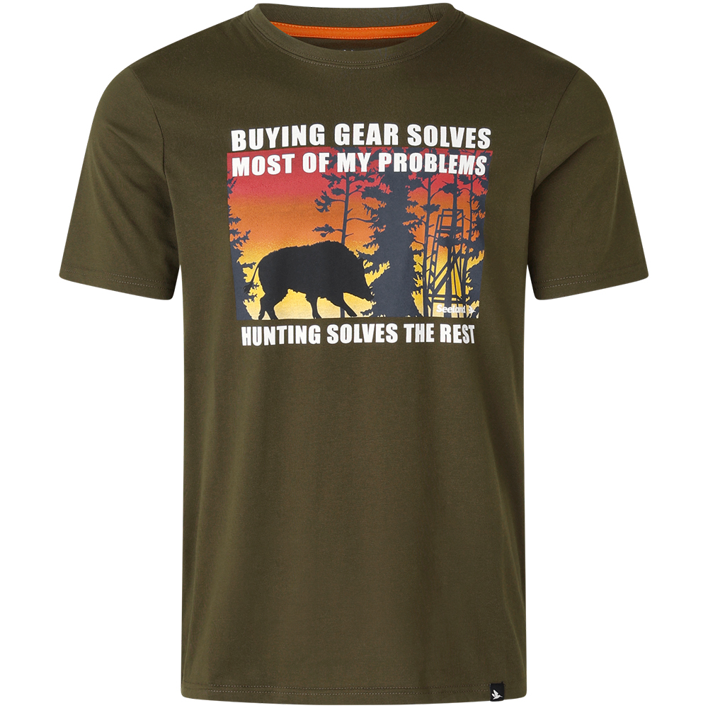 Highseat Sunset T-skjorte Light Pine