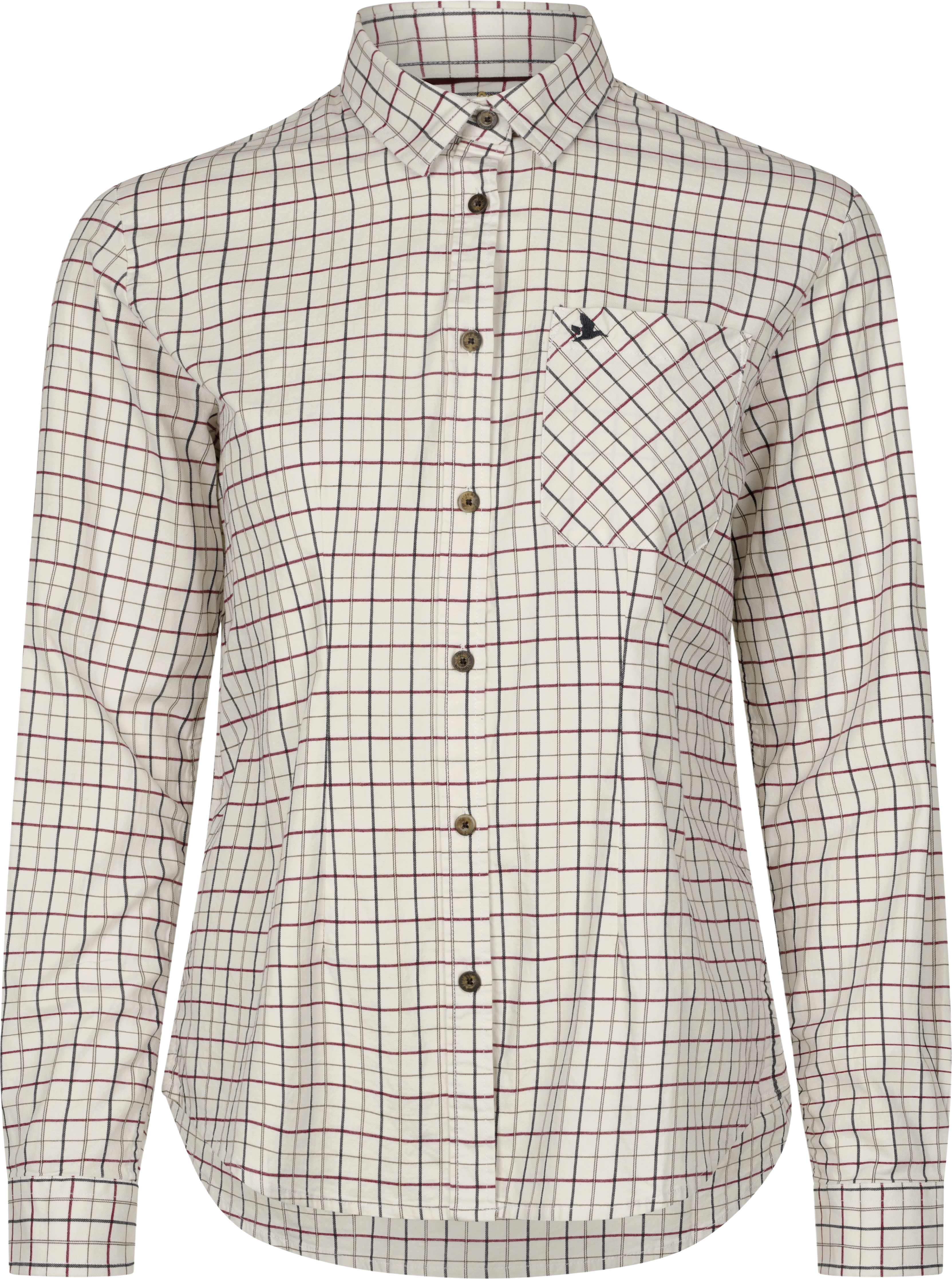 Kerry Shooting Shirt Cabernet/Blue Check