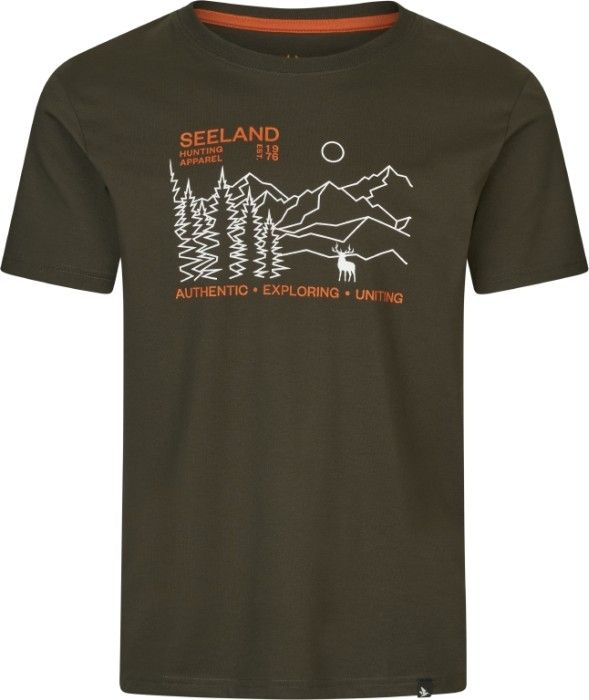 Landscape T-Shirt Pine Green