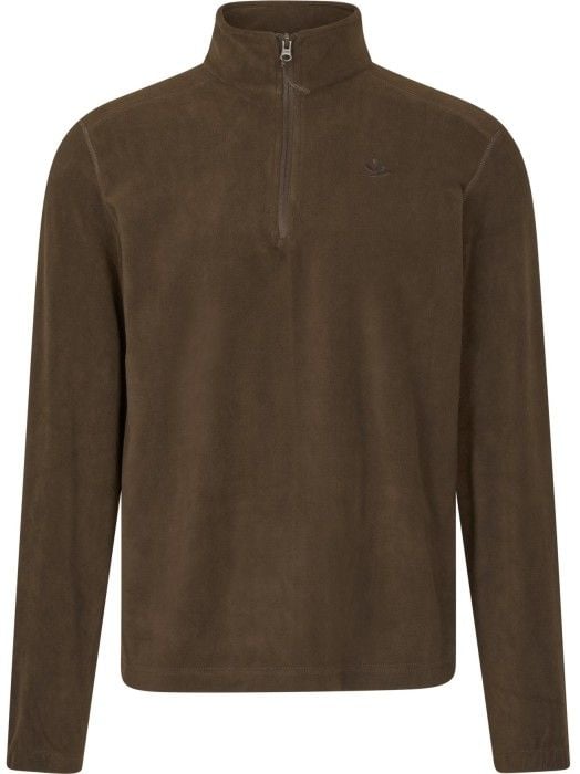 M's Benjamin Half Zip Fleece Sweater Dark Brown