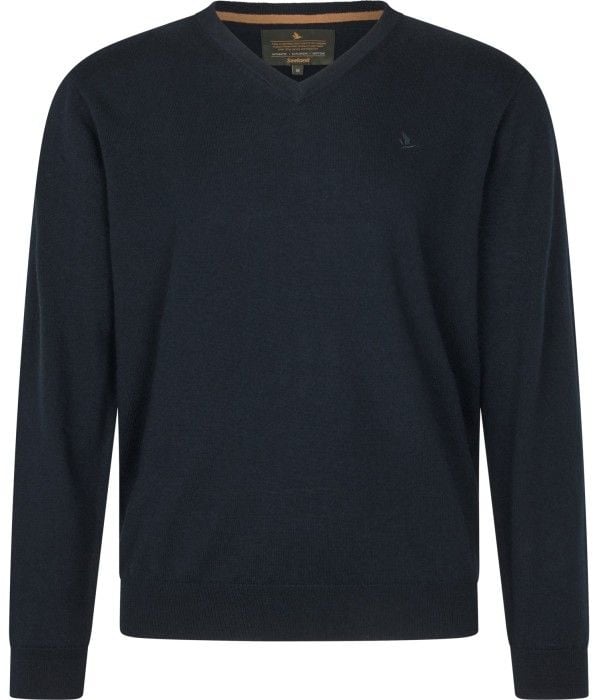 M's Pine V-Neck Pullover Dark Sapphire