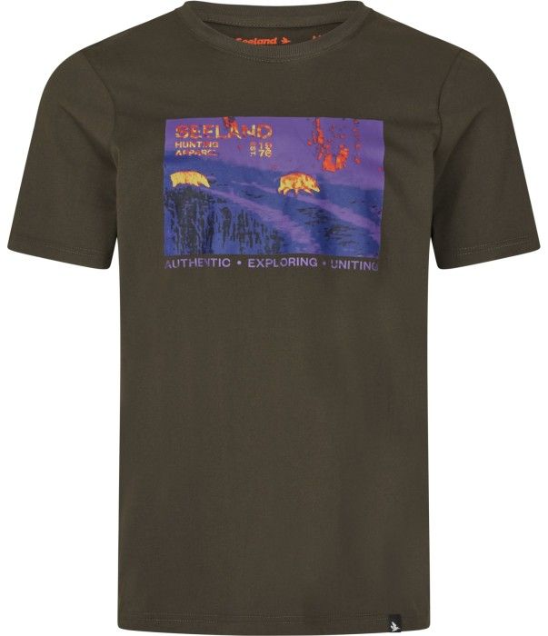 M's Thermal T-Shirt Pine Green