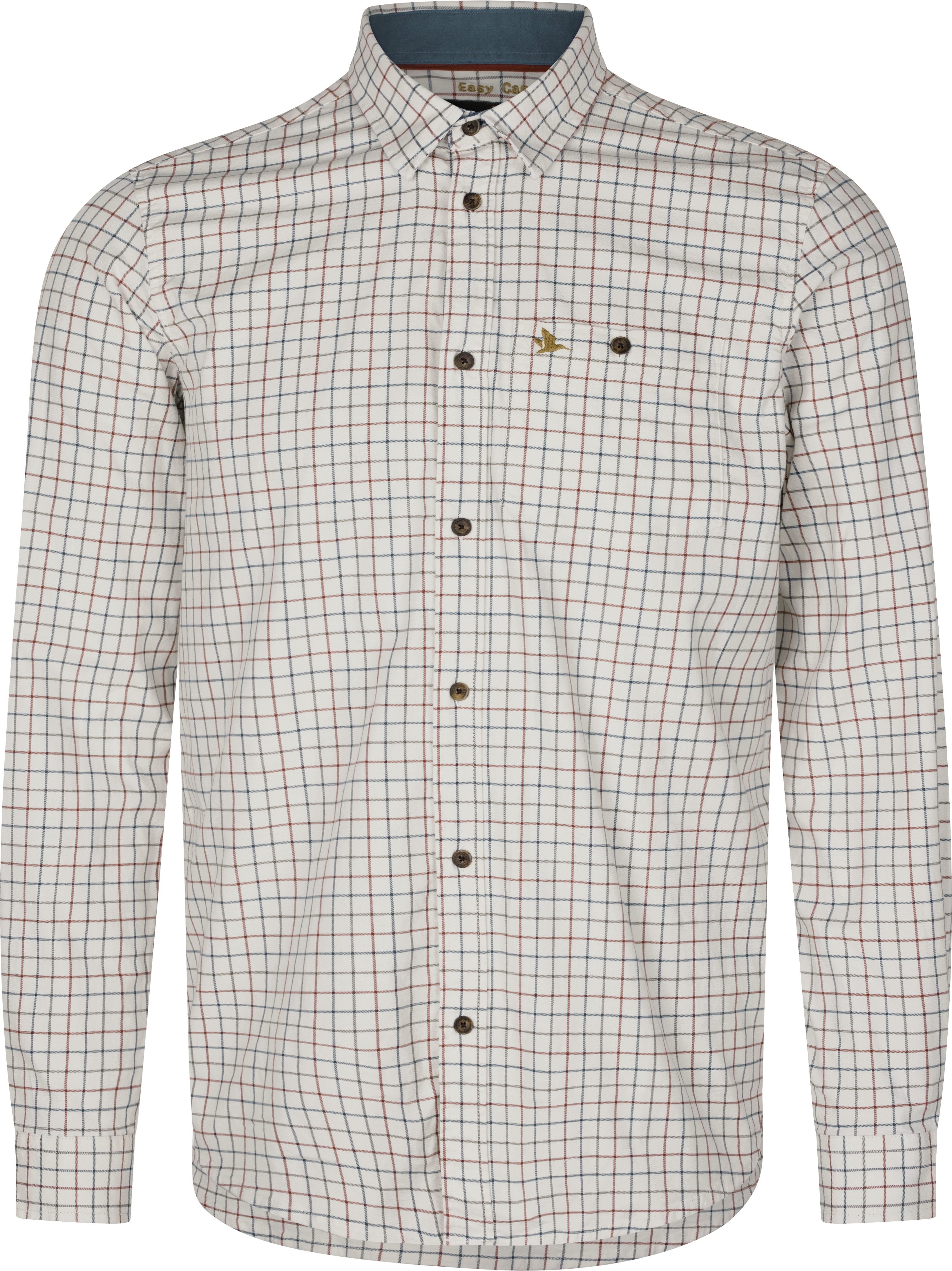 Oxford Shooting Shirt Grape Leaf/Terracotta Check