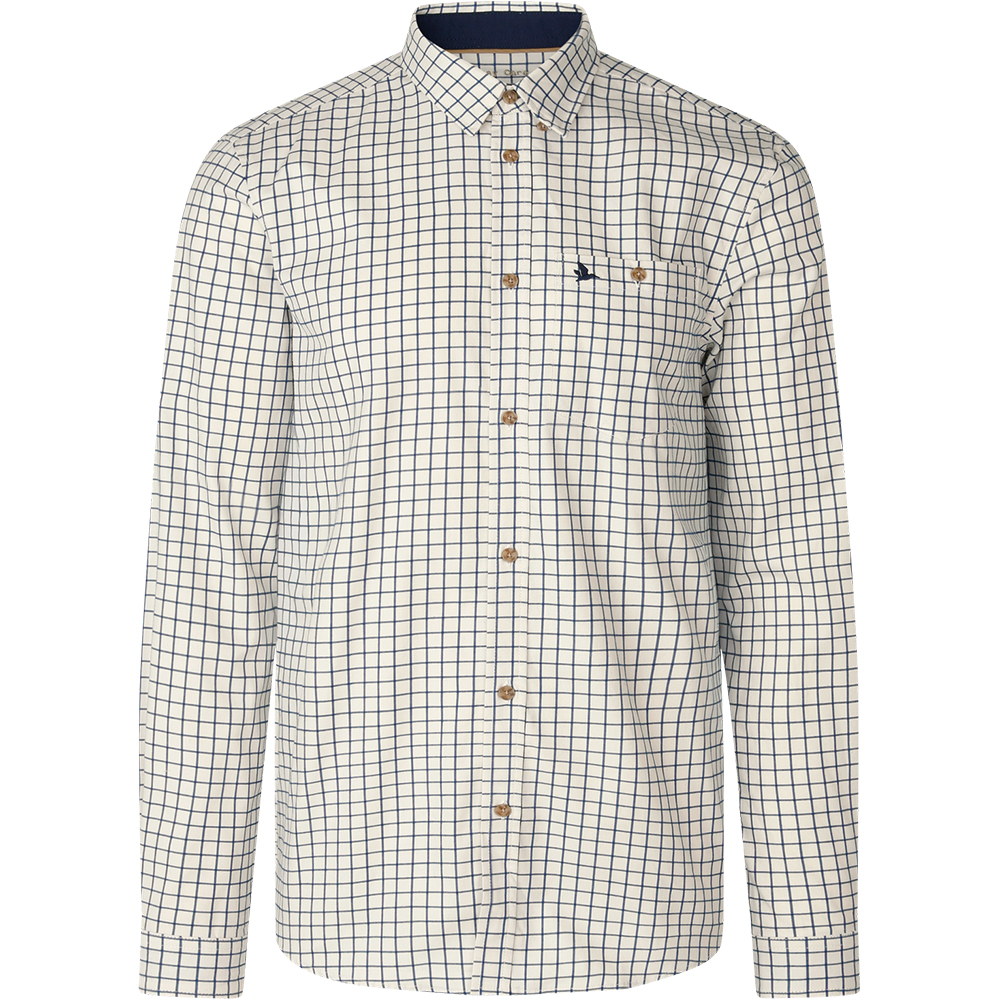 Oxford Skytteskjorta Dark Sapphire Check